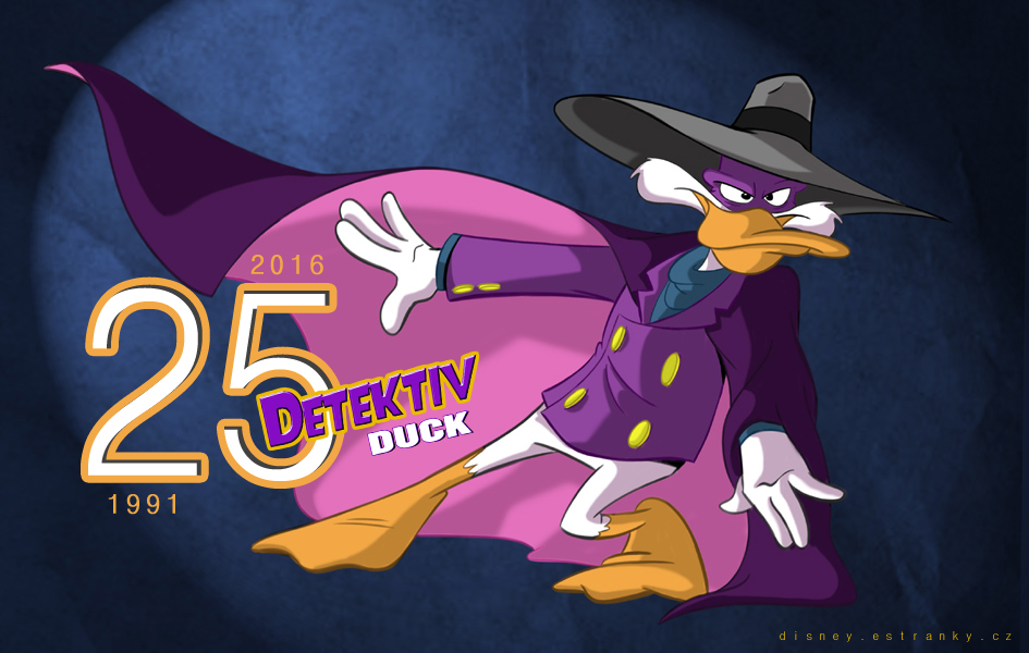 Detektiv duck 25. výročí Kačer Kabrňák Darkwing Duck jpg