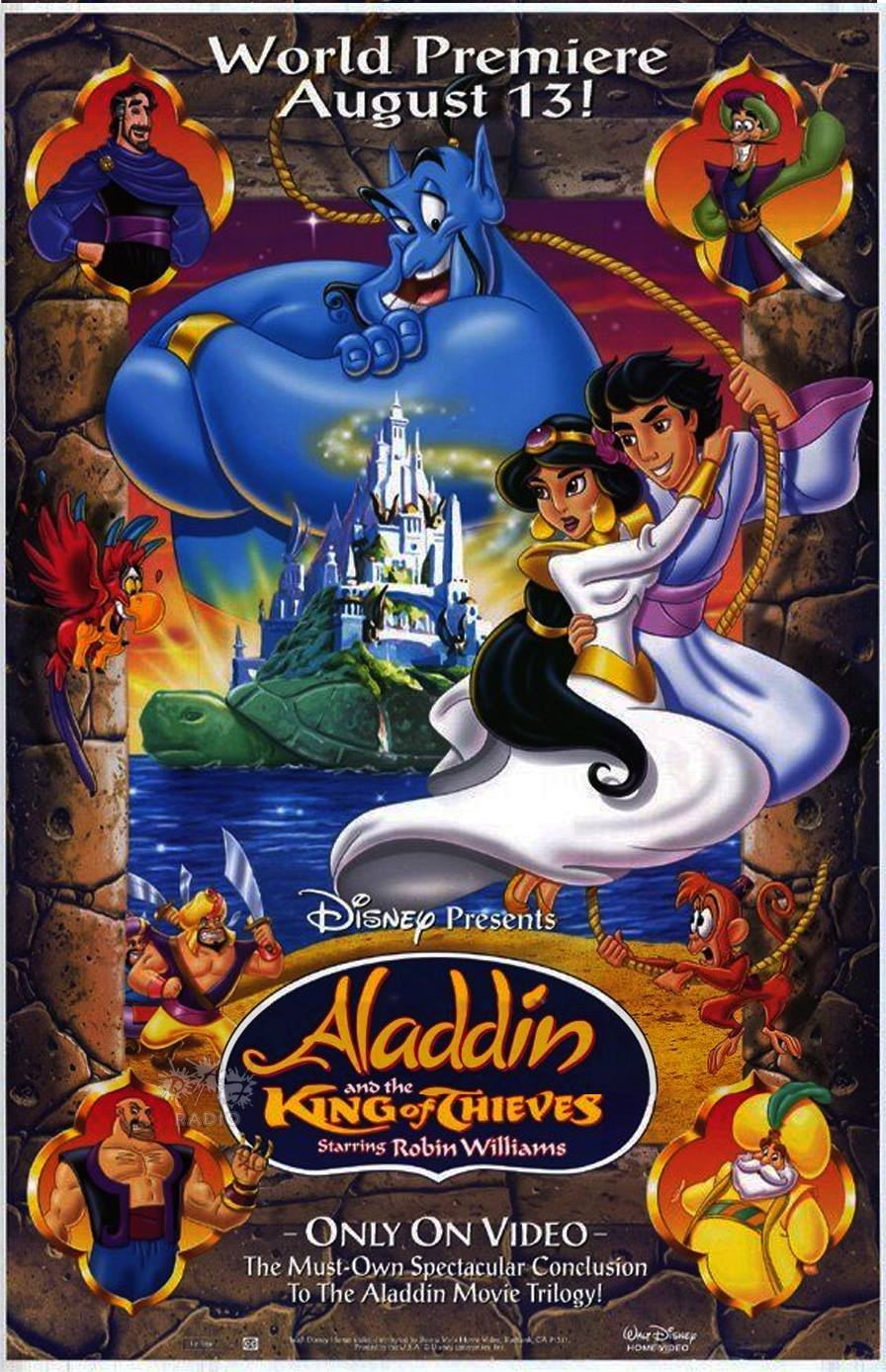 Aladin a král zlodějů - plakát pro VHS vydání
